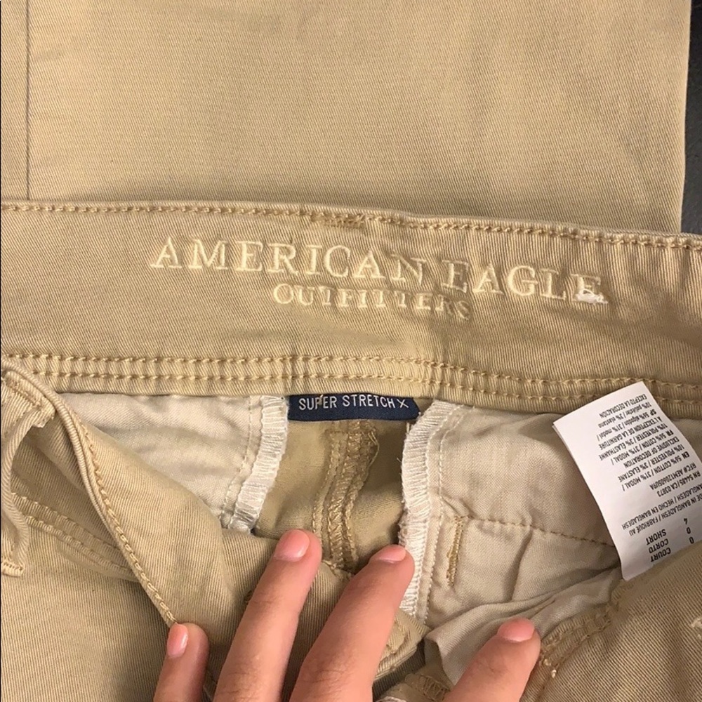 American Eagle Kick Boot Khaki Pants